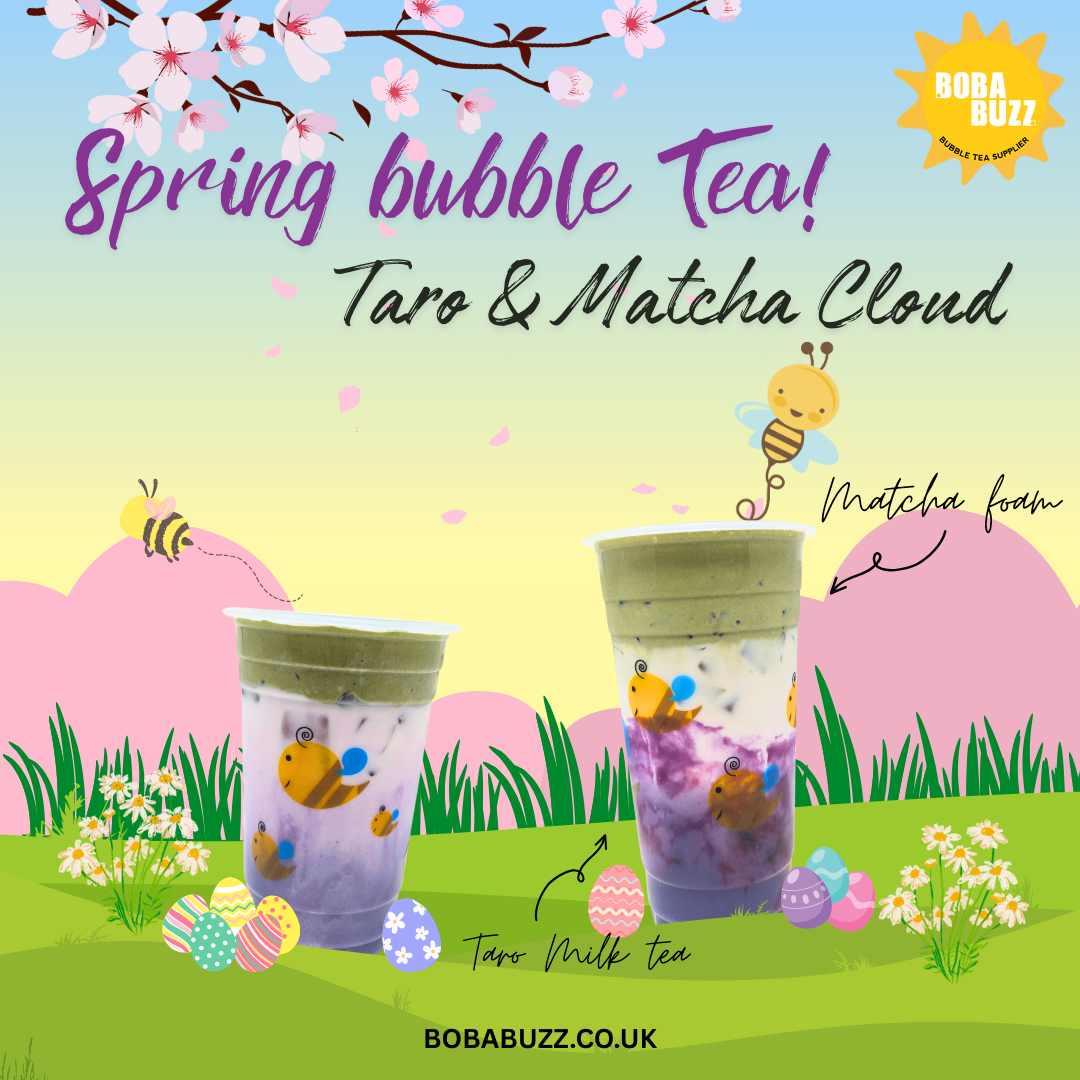 Taro and Matcha Cloud: The Perfect Spring Bubble Tea Idea for Your Menu - Bobabuzz