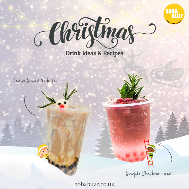2023 Christmas Bubble Tea Ideas & Recipes from Boba Buzz - Bobabuzz