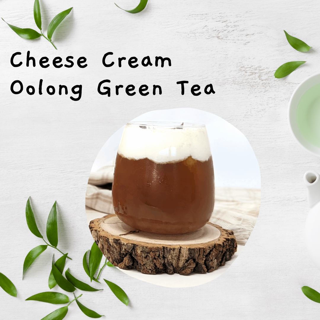 Cream Cheese Oolong Green Tea Recipe - Bobabuzz