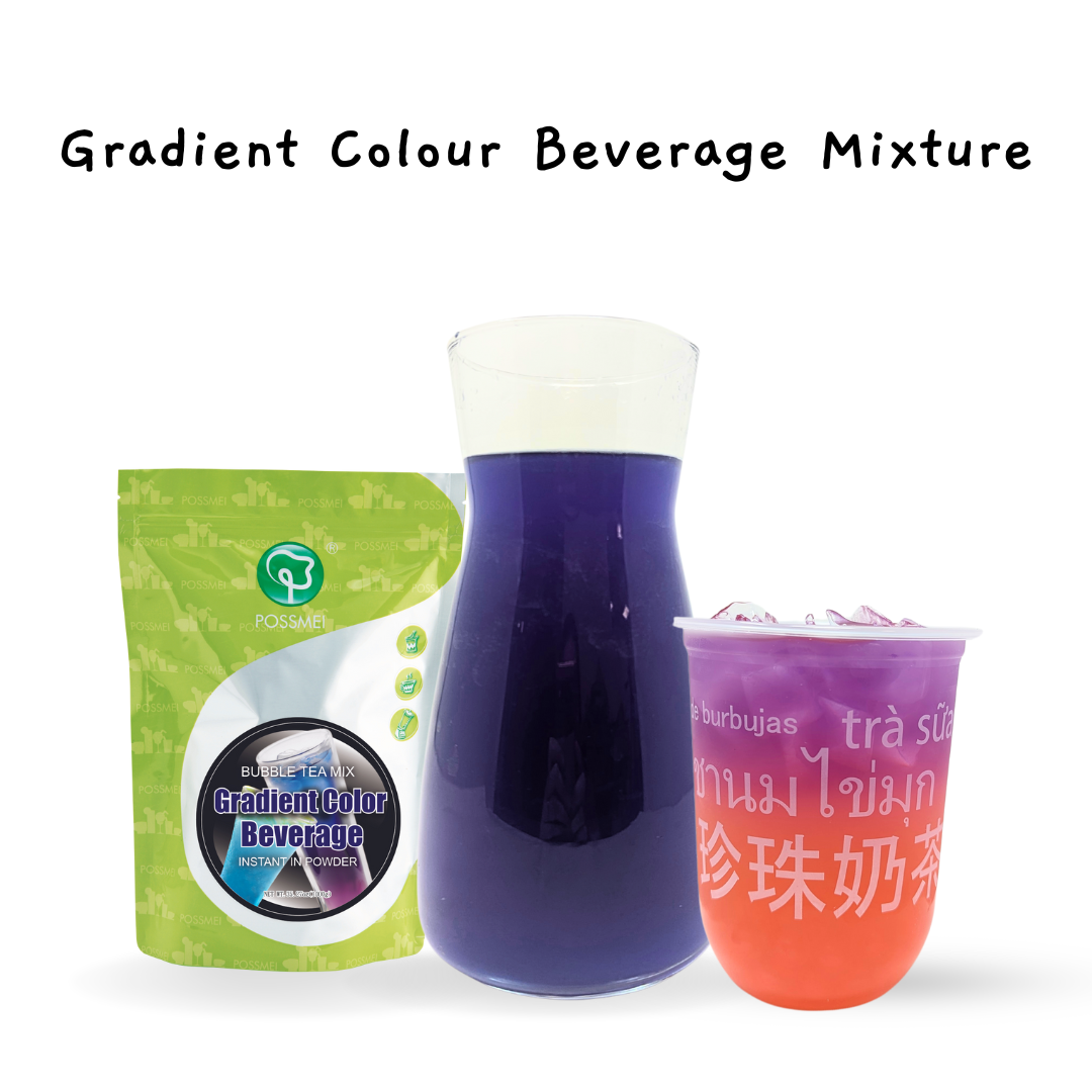 Gradient Colour Beverage Mixture Recipe - Bobabuzz