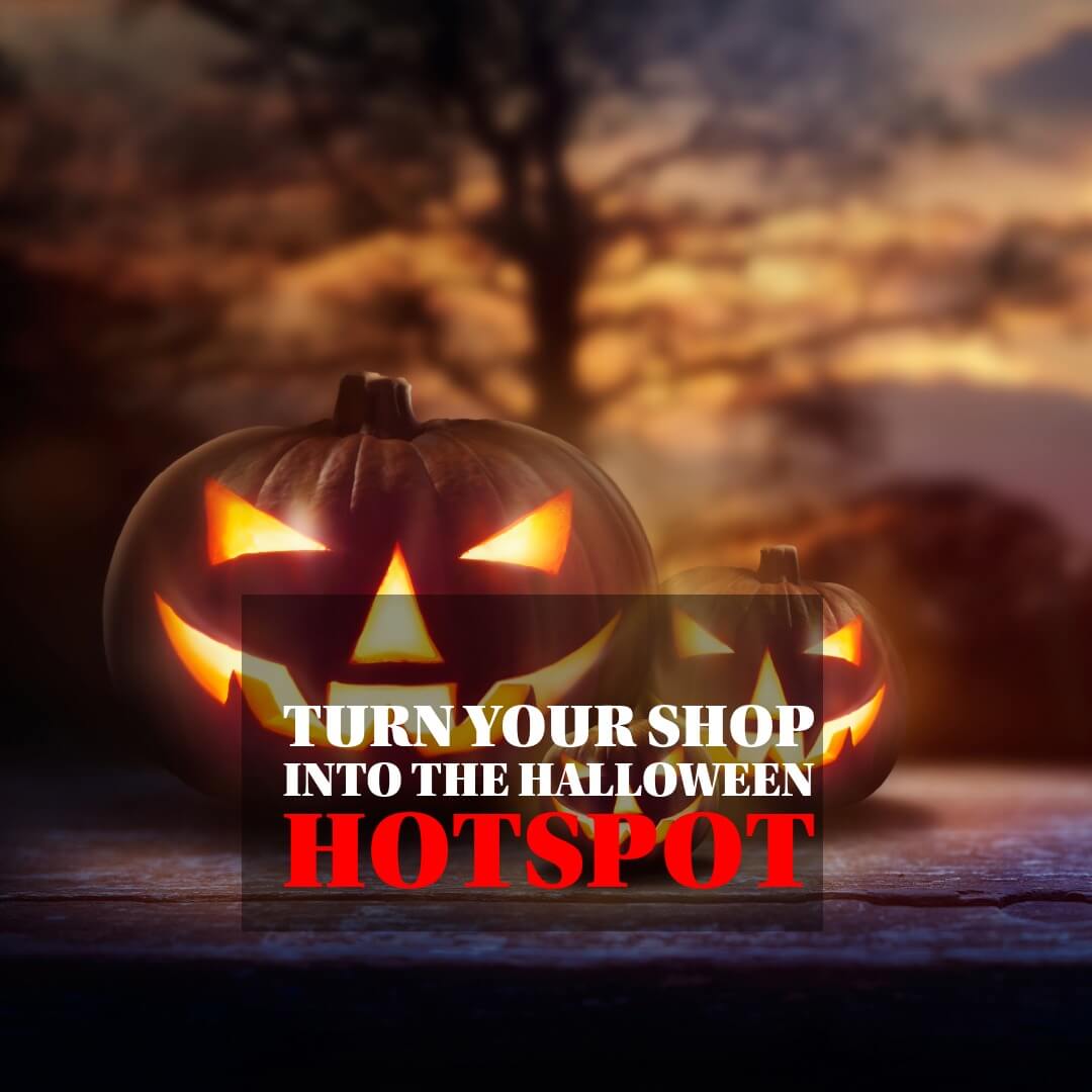 Transform your store into the ultimate Halloween destination with festive decorations and themed promotions.