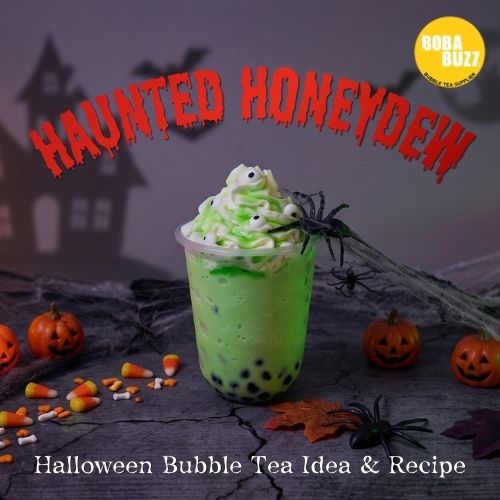 Haunted Honeydew: The Spooky Halloween Bubble Tea Recipe You Need This Season