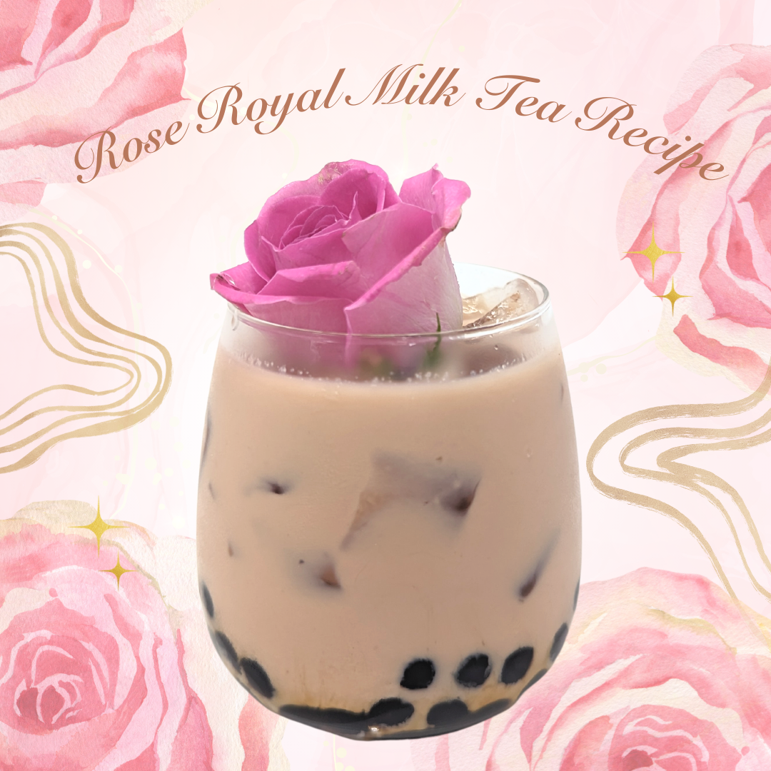 Rose Royal Milk Tea - Bobabuzz