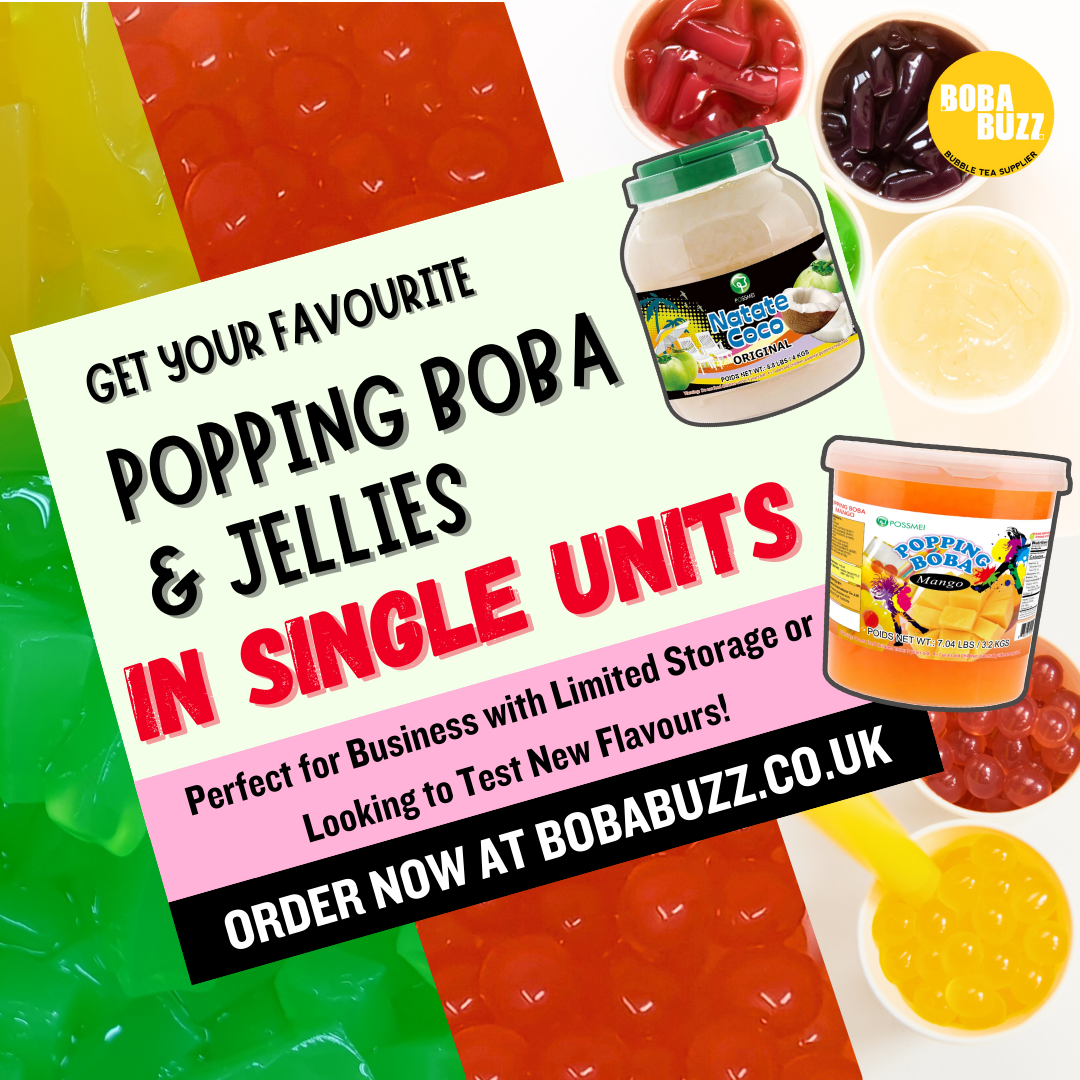 Expand Your Menu Flexibility: Single Unit Popping Boba & Jelly Now Available at Boba Buzz! - Bobabuzz