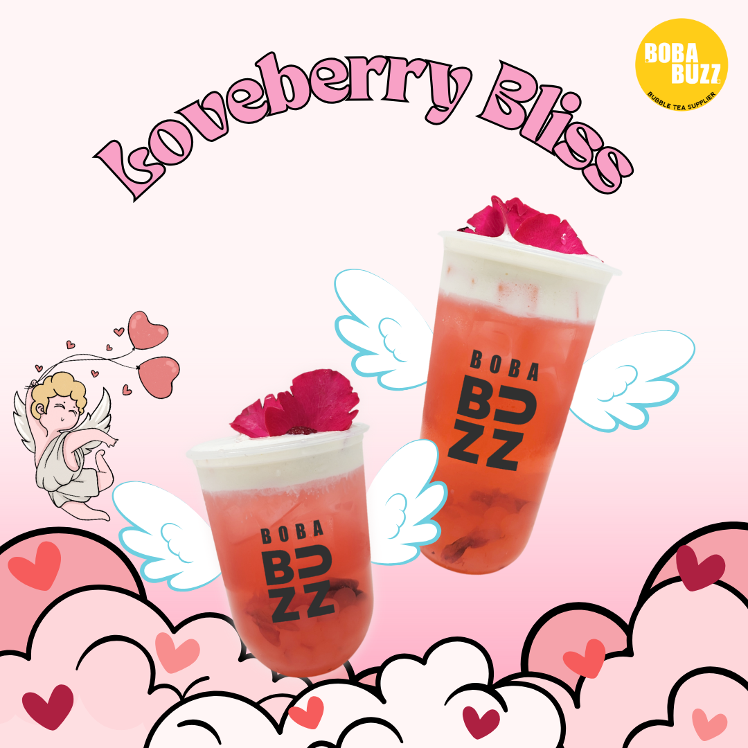 2024 Valentine's Drink : Loveberry Bliss - Bobabuzz