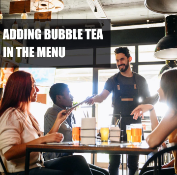 ADDING BUBBLE TEA IN THE MENU - Bobabuzz