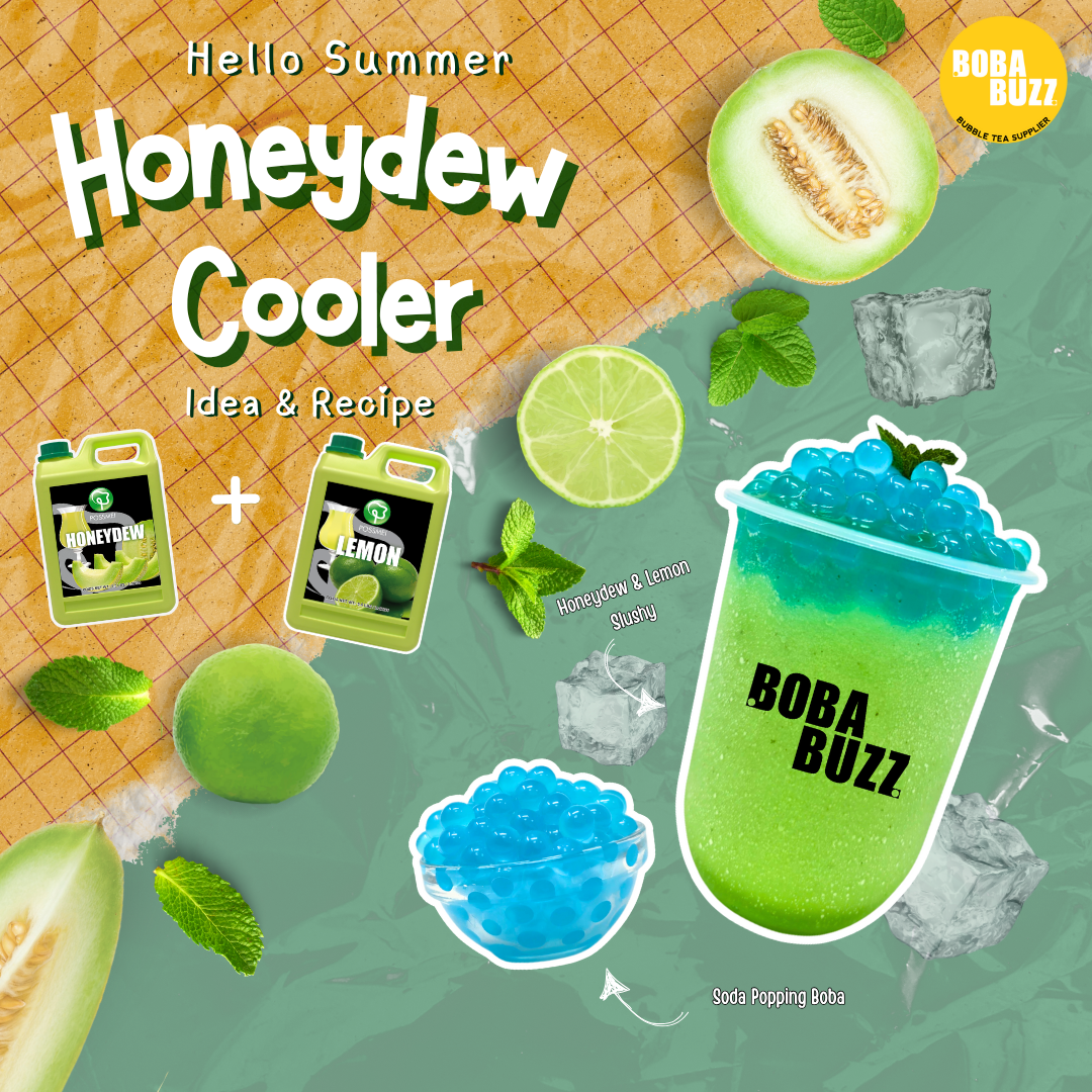 Boost Your Summer Menu with the Honeydew Cooler – A Must-Have Drink for Bubble Tea Shops, Cafés & Restaurants