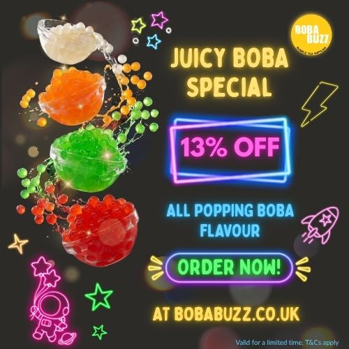 Boost Your Drinks Menu: Stock Up with 13% Off All Popping Boba! 🚀💥