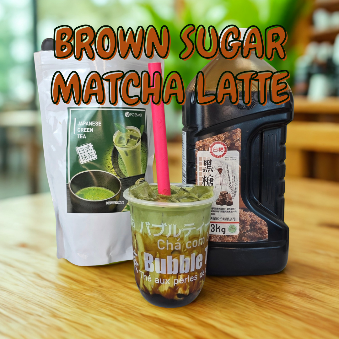 Brown Sugar Matcha Latte Recipe - Bobabuzz