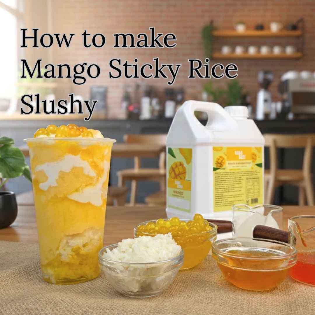 Unleash a Viral Sensation at Your Cafe: The Mango Sticky Rice Slushy Recipe!