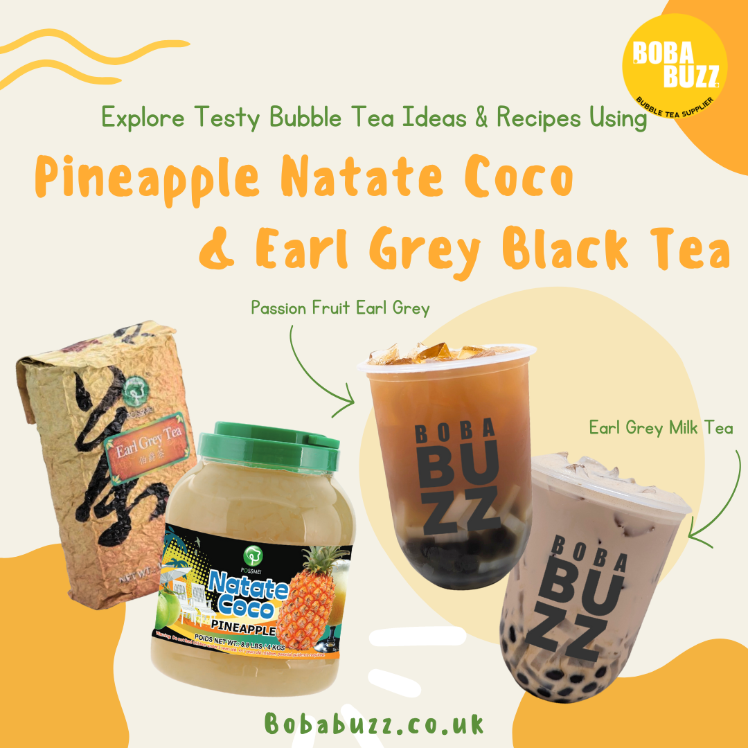 Discover the Unique Flavour of Pineapple Natate Coco Jelly with Earl Grey Black Tea