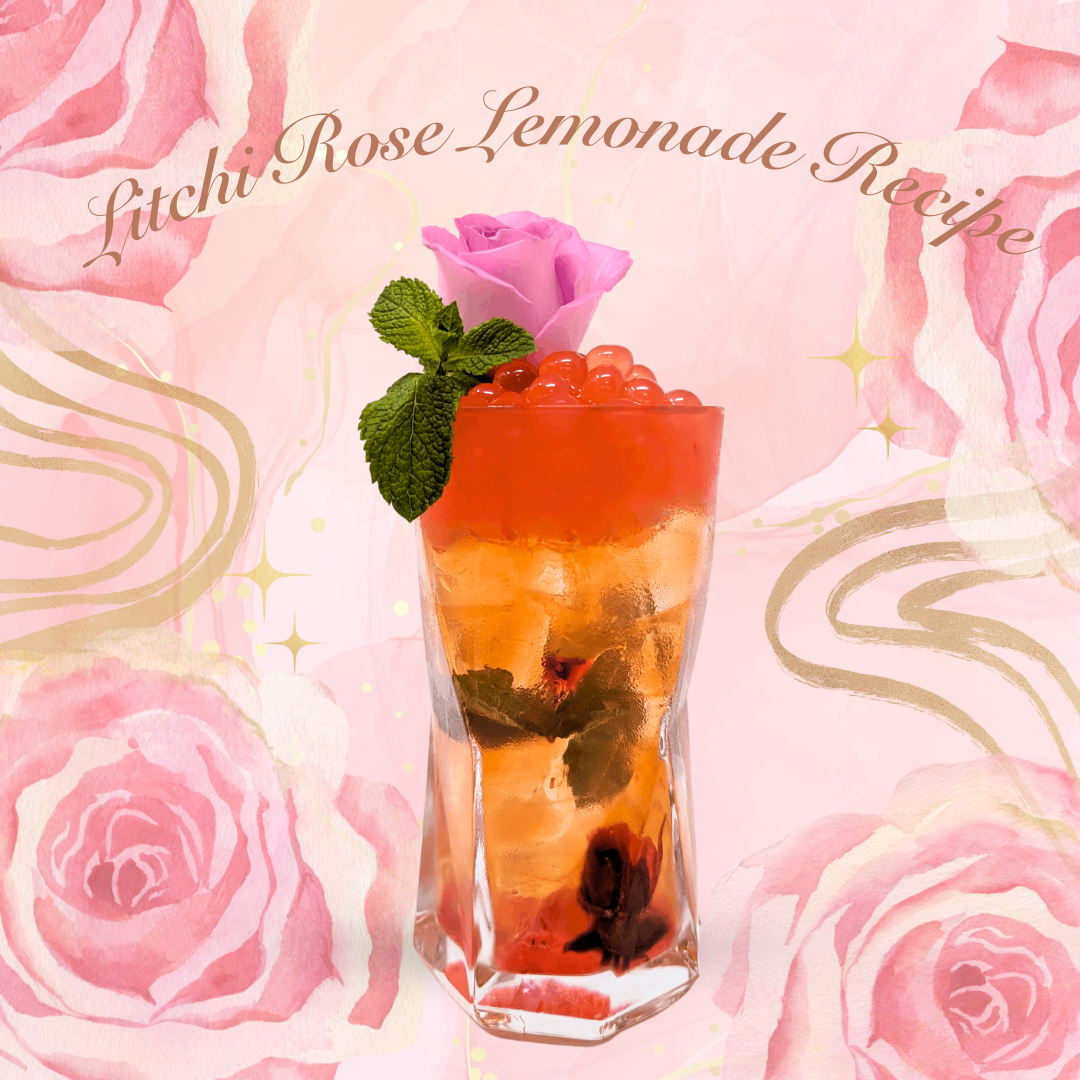 Litchi & Rose Lemonade Recipe