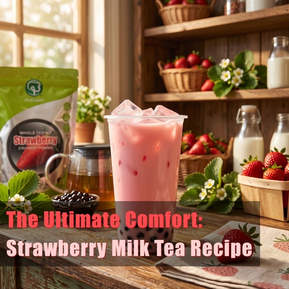 The Ultimate Comfort: Strawberry Milk Tea Recipe