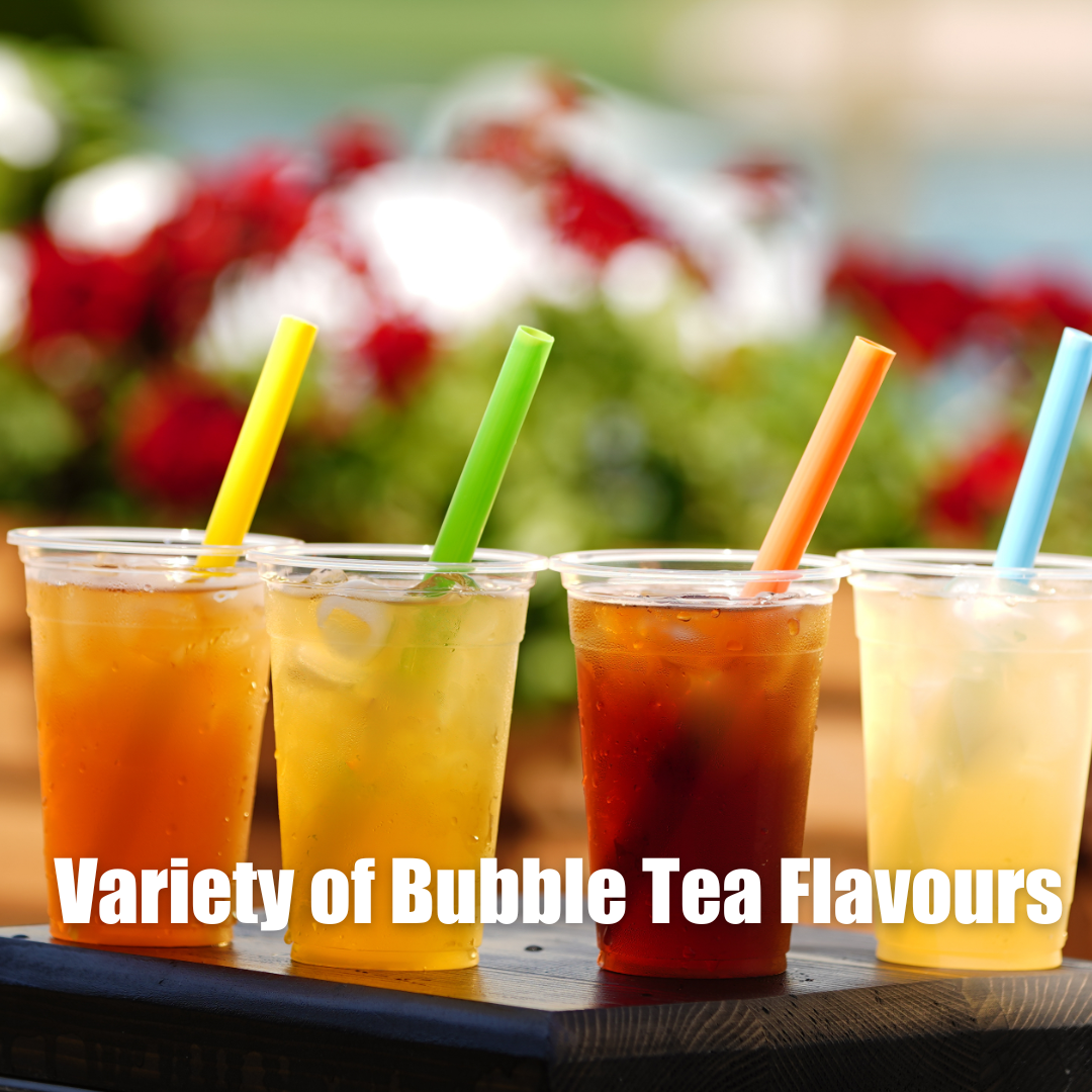 Variety of Bubble Tea Flavours