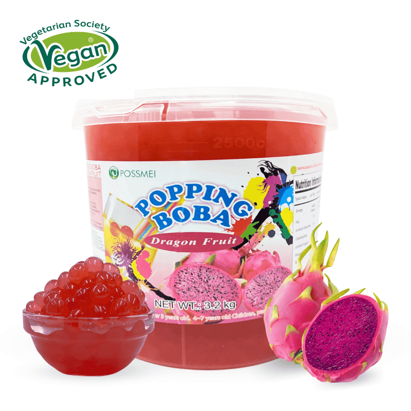 Dragon Fruit Flavoured Popping Boba