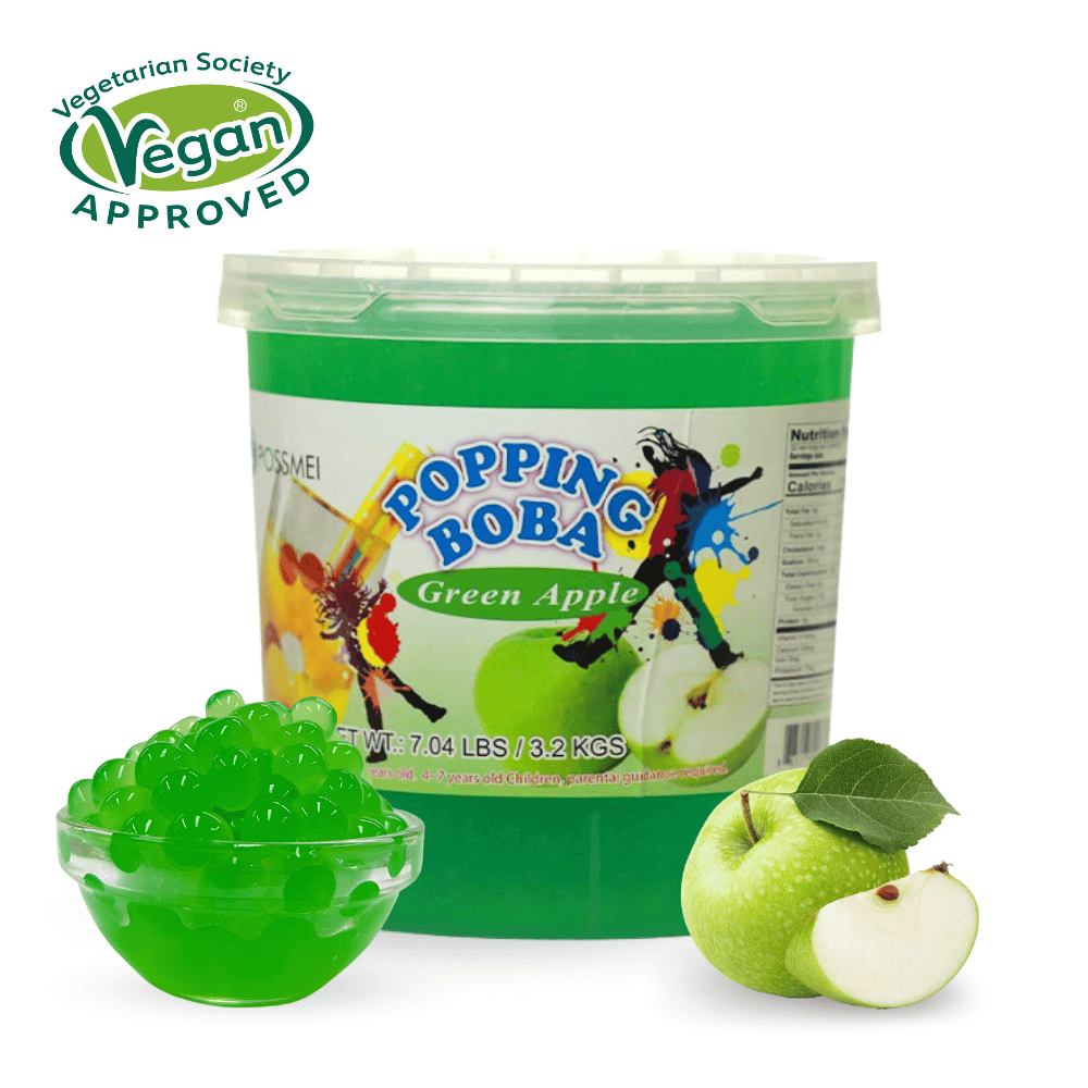 Green Apple Flavoured Popping Boba