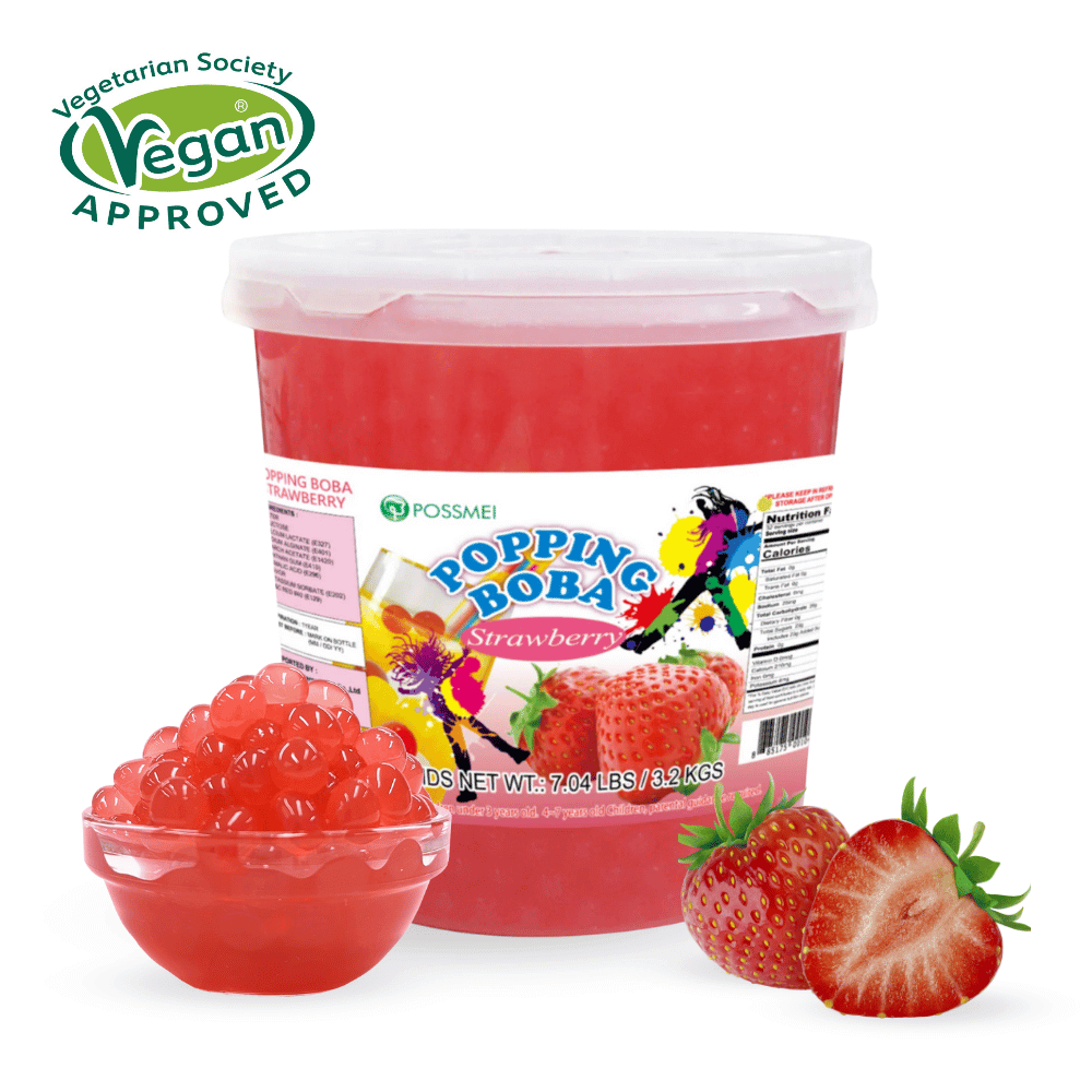 Strawberry Flavoured Popping Boba