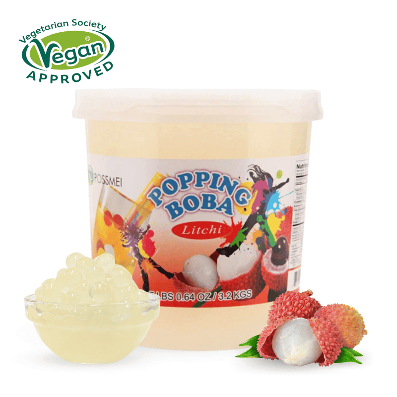 Litchi Flavoured Popping Boba