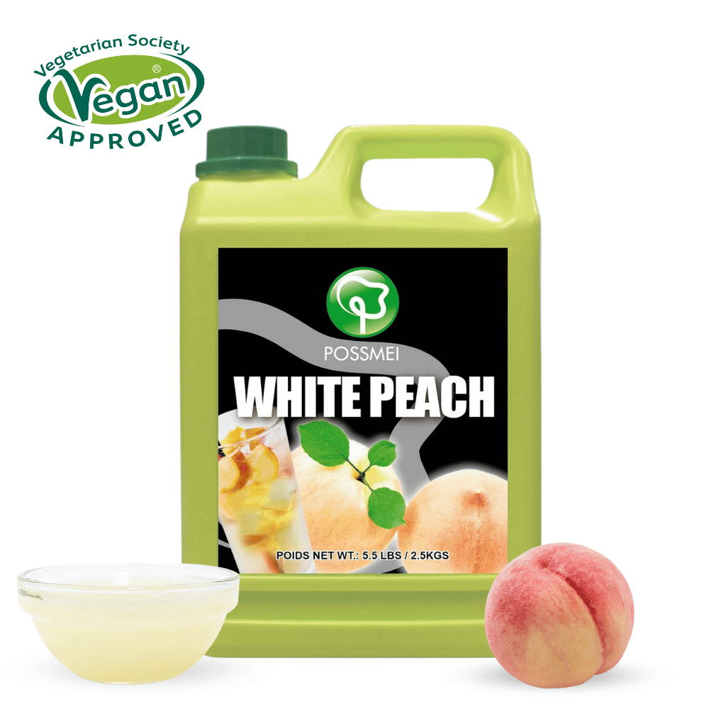 White Peach Flavoured Syrup