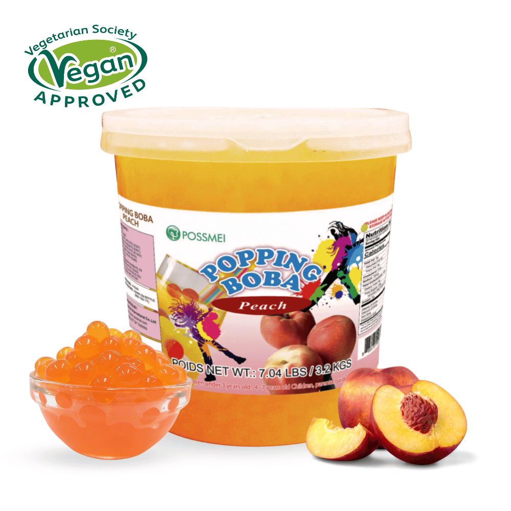 Peach Flavoured Popping Boba