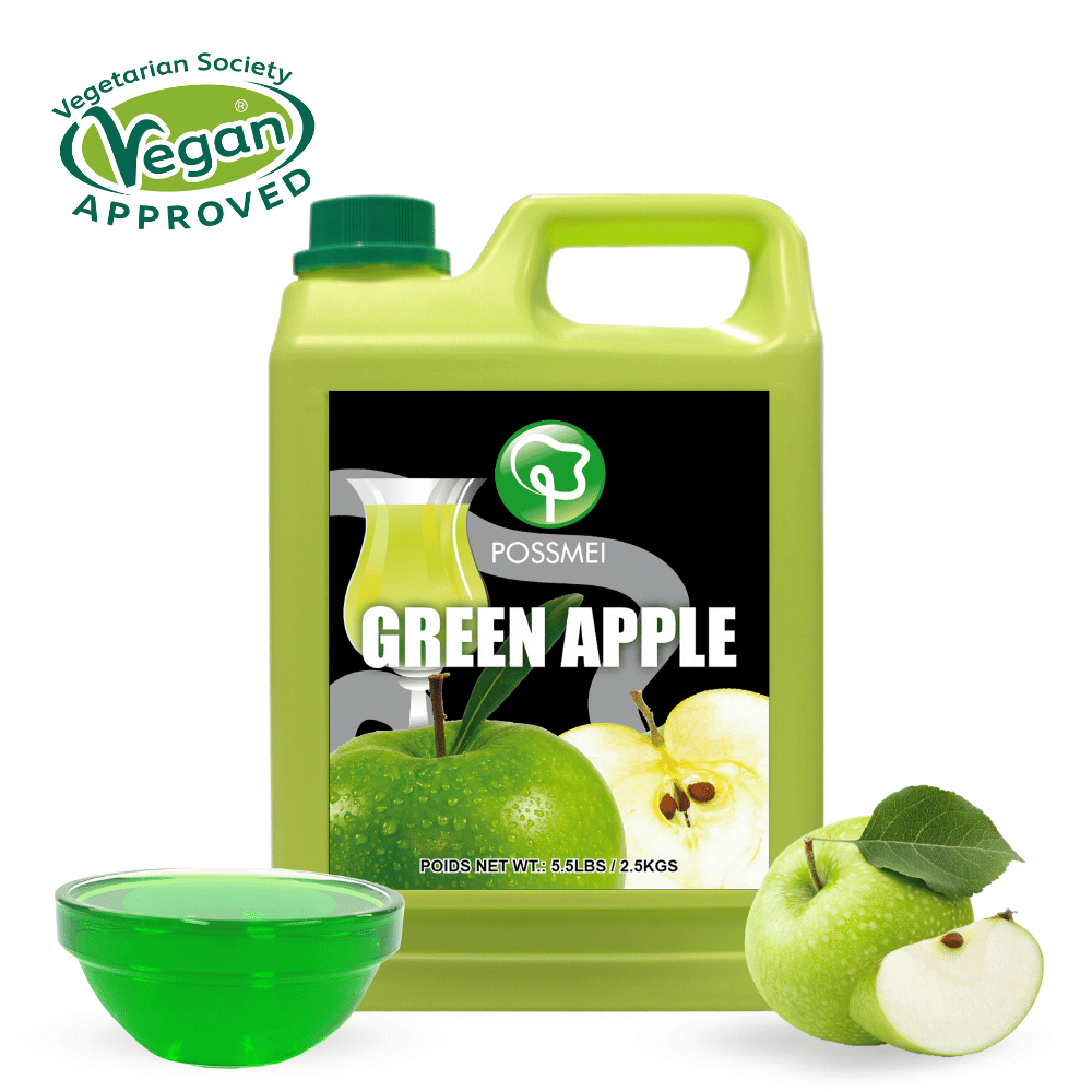 Green Apple Flavoured Syrup