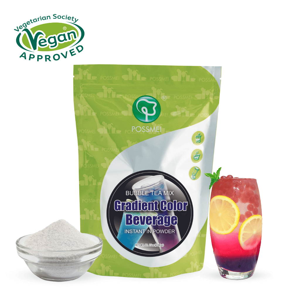 Gradient Colour Beverage Powder