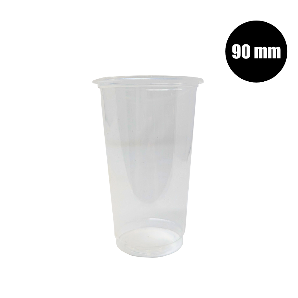 Plastic Cups - Flat 500ml (90mm/PP)