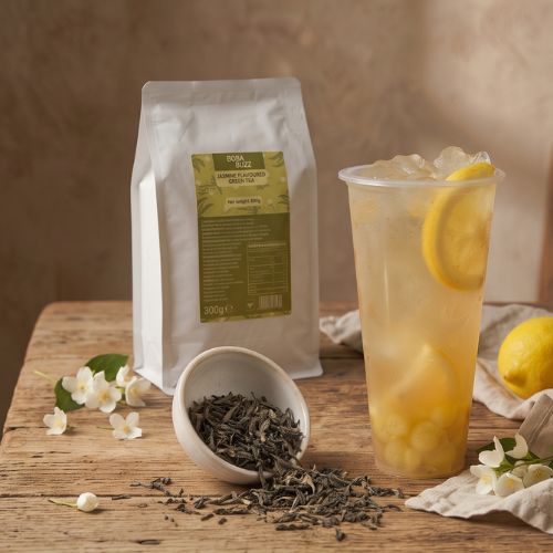 Boba Buzz Jasmine Green Tea 500g | Loose Tea Leaves for Commercial Use